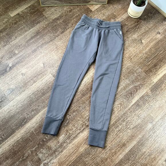 Free People Sunny Skinny Joggers Sweat Pants Grey - Picture 2 of 5